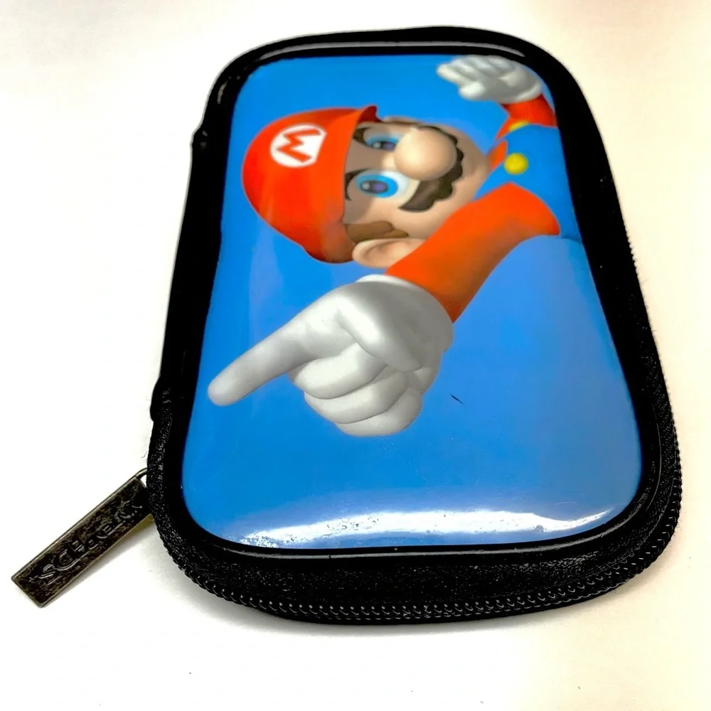 NINTENDO DS | Official Mario Bros. Vintage carry case | 3 game pouches Kids